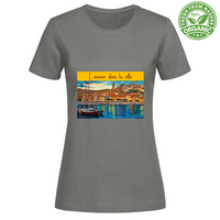 Tricou Femei Organic - Tricou Feminin din Bumbac Organic - L'Amour -