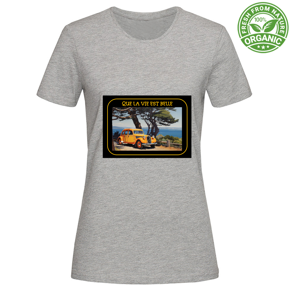 Női organikus póló pamutból – Que La Vi
