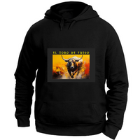 Sudadera Unisex con Capucha Sudadera Unisex - El toro de Fuego - (R.C. Garcia)