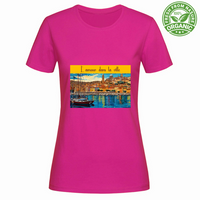 Női organikus póló - L'Amour -