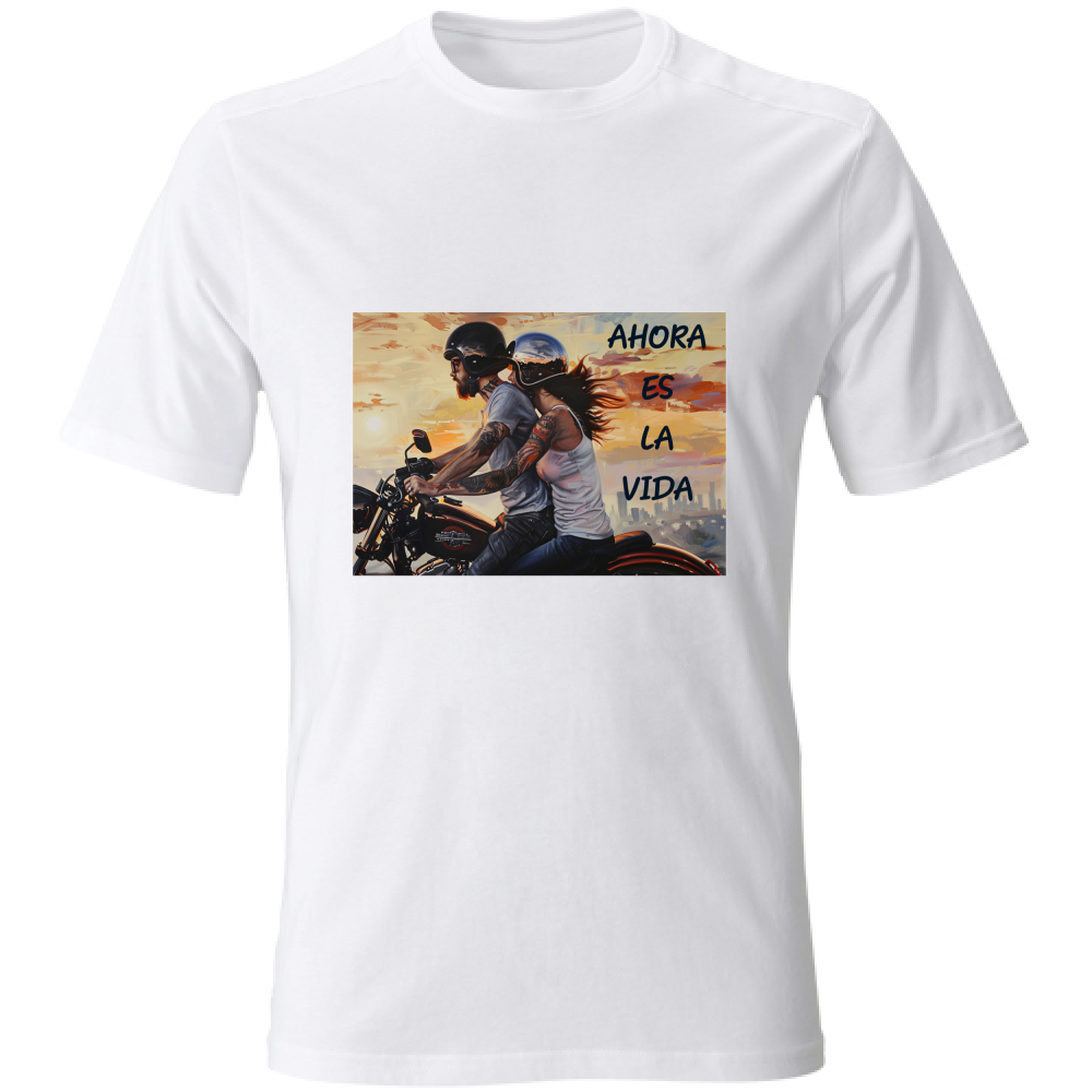 Camiseta Unisex de Algodón - Ahora Es La Vida - (R.C. Garcia)