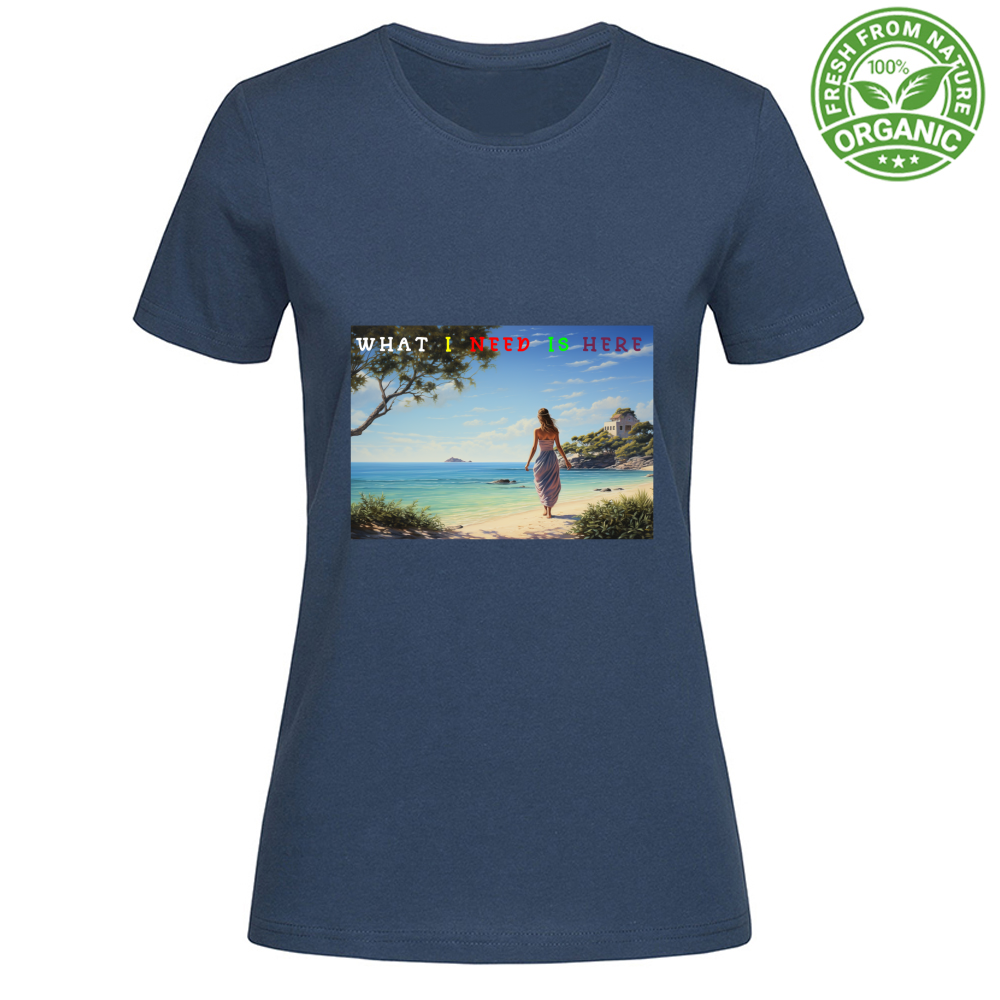Camiseta Feminina Orgânica em Algodão Orgânico - What A Ne