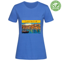 Tricou Femei Organic - Tricou Feminin din Bumbac Organic - L'Amour -