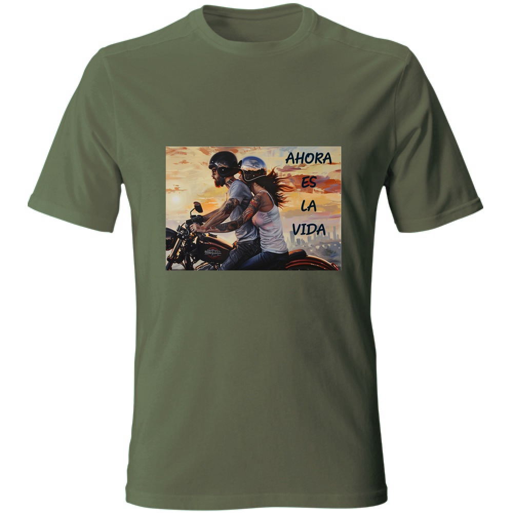 Camiseta Unisex de Algodón - Ahora Es La Vida - (R.C. Garcia)