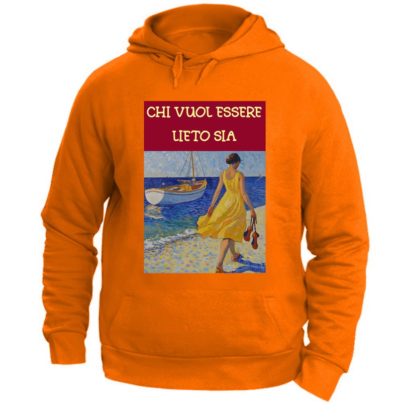 Sudadera Unisex con Capucha Sudadera Unisex - Quien Quiera Ser Feliz Sea - (R.C. Garcia)