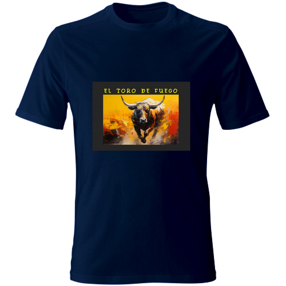 Kaos Unisex - El toro de Fuego - (R. C. Garcia)