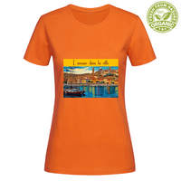 Tricou Femei Organic - Tricou Feminin din Bumbac Organic - L'Amour -