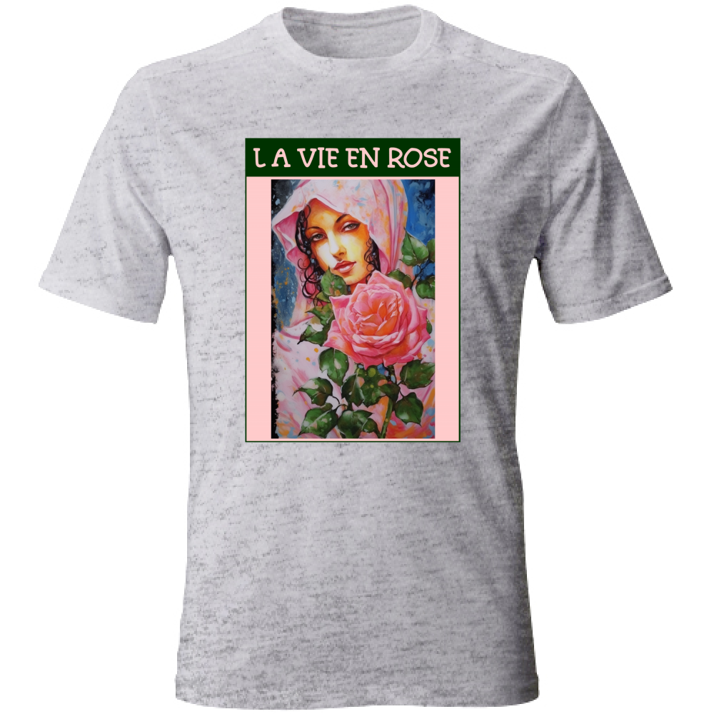 Unisex pamut póló – La Vie En Rose – (R.C. Garcia)