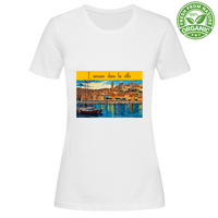 Tricou Femei Organic - Tricou Feminin din Bumbac Organic - L'Amour -