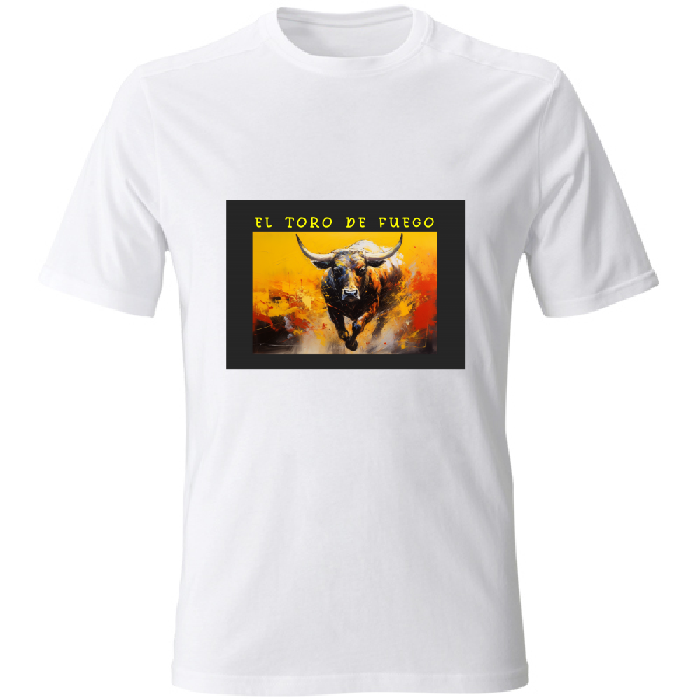 Kaos Unisex - El toro de Fuego - (R. C. Garcia)