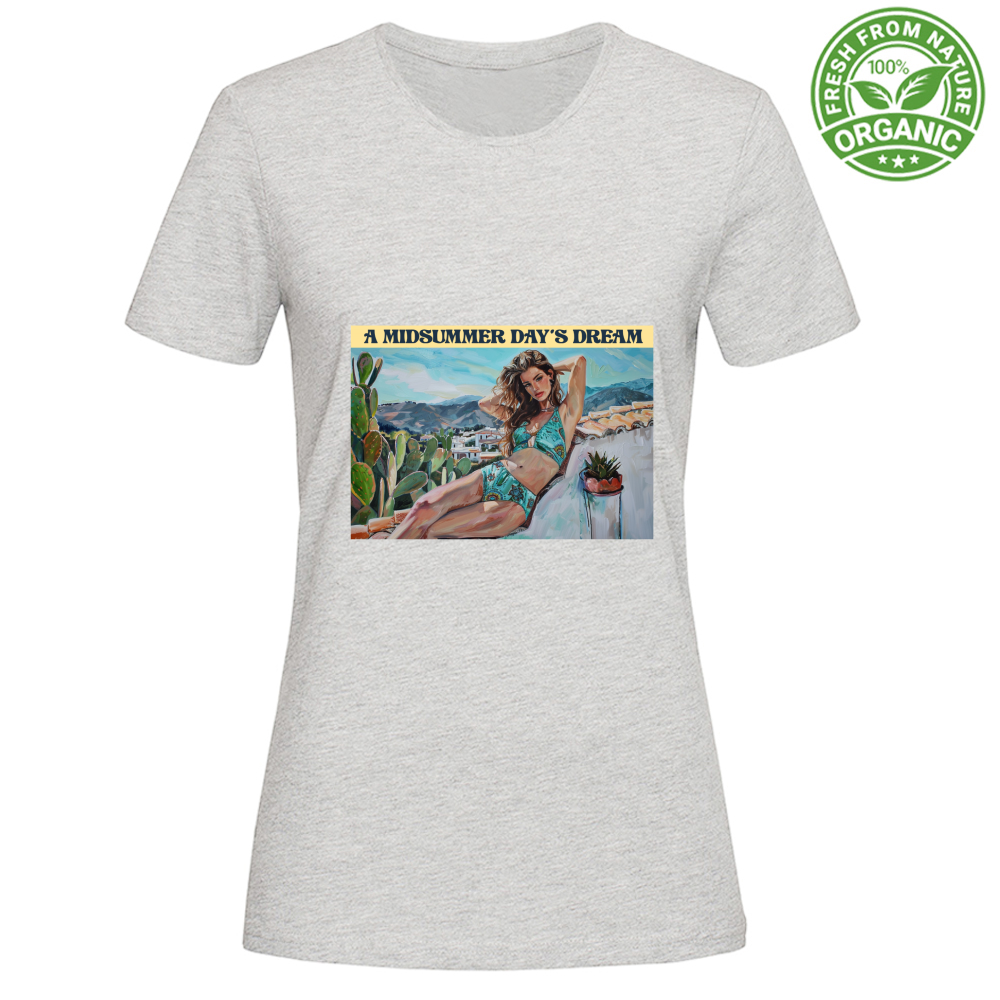 T-shirt en coton bio pour femme - Midsummer