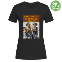 Női organikus póló - Amicizia