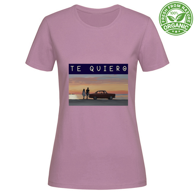 Camiseta Mujer Orgánica Maglietta Femminile in Cotone Organico - Te Quiero