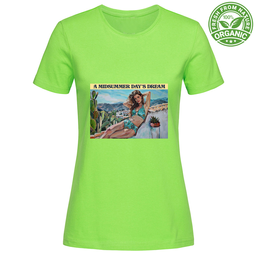 T-shirt en coton bio pour femme - Midsummer
