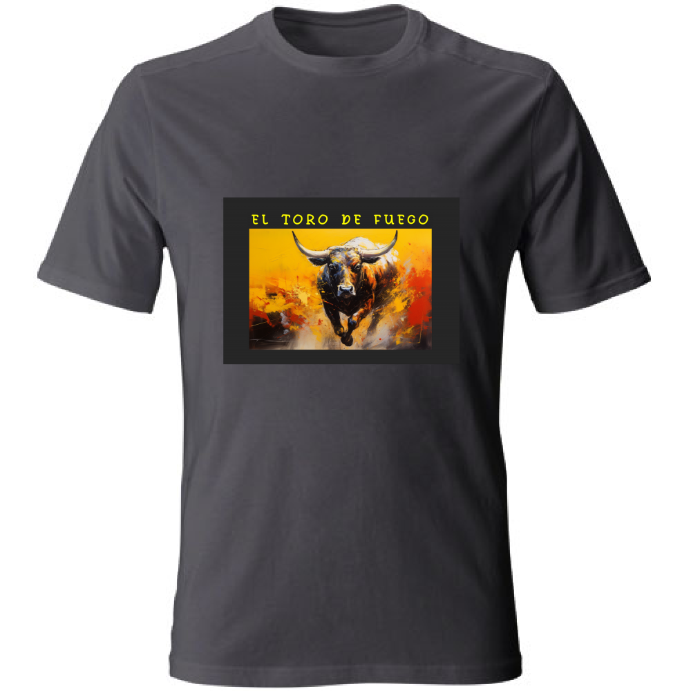 Kaos Unisex - El toro de Fuego - (R. C. Garcia)