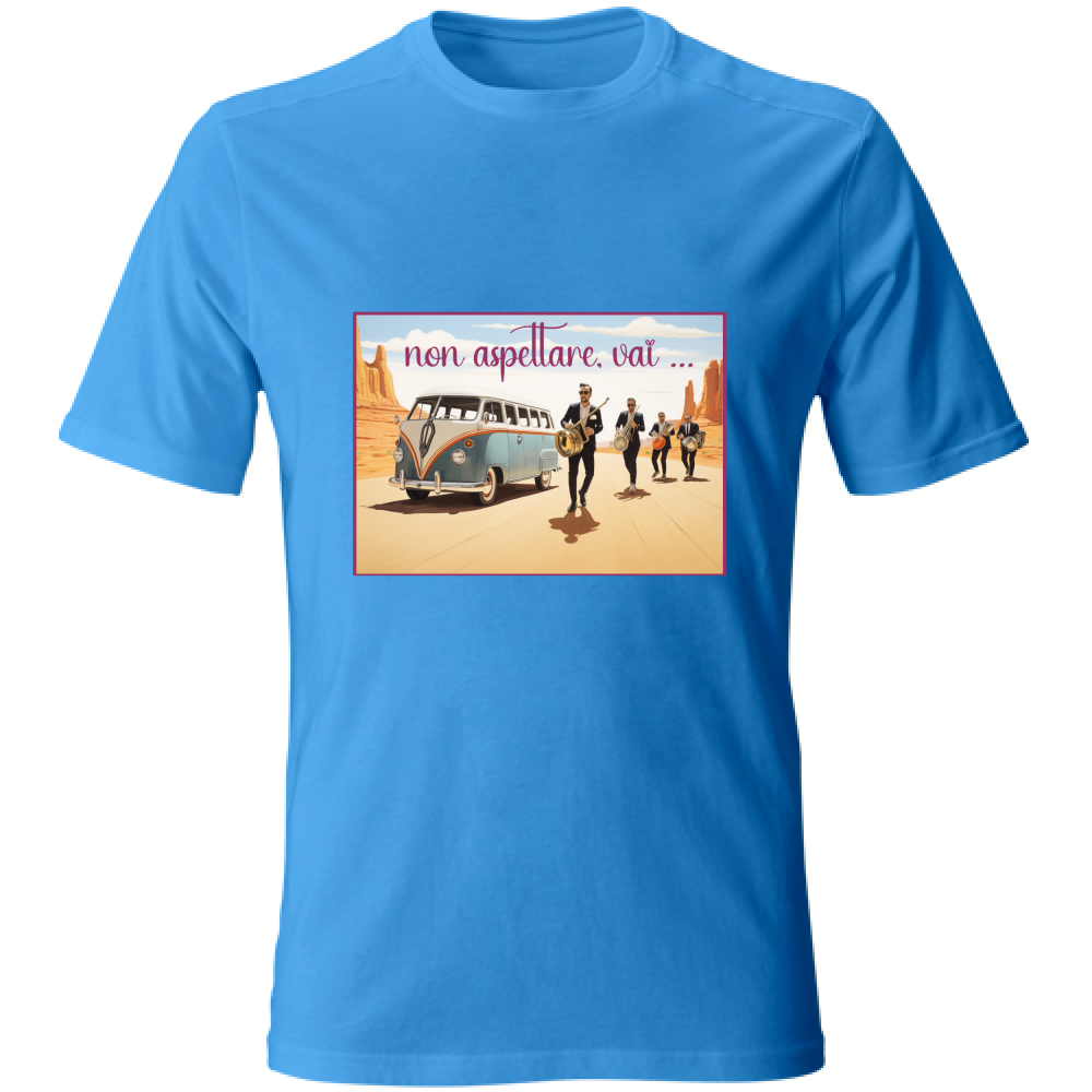 Camiseta Unisex de Algodón - No Esperes Ve