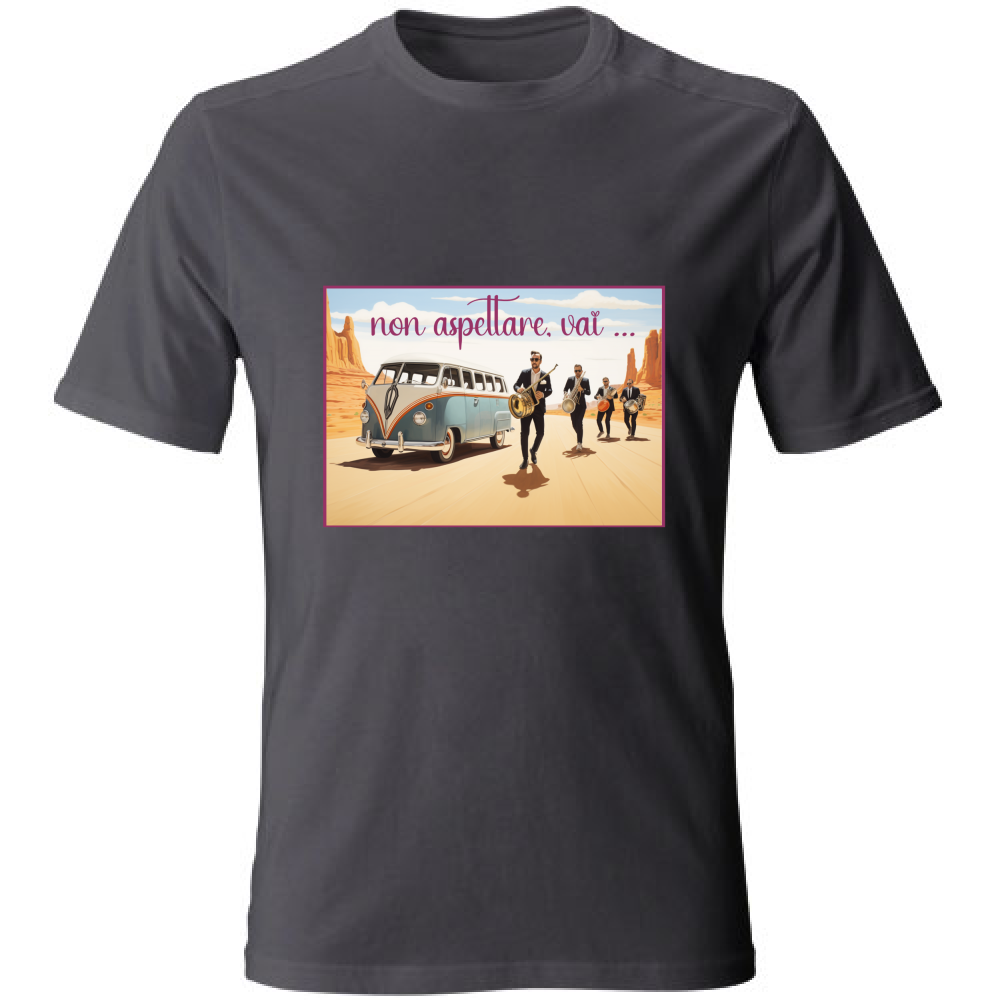 Camiseta Unisex de Algodón - No Esperes Ve