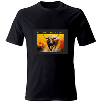 Kaos Unisex - El toro de Fuego - (R. C. Garcia)