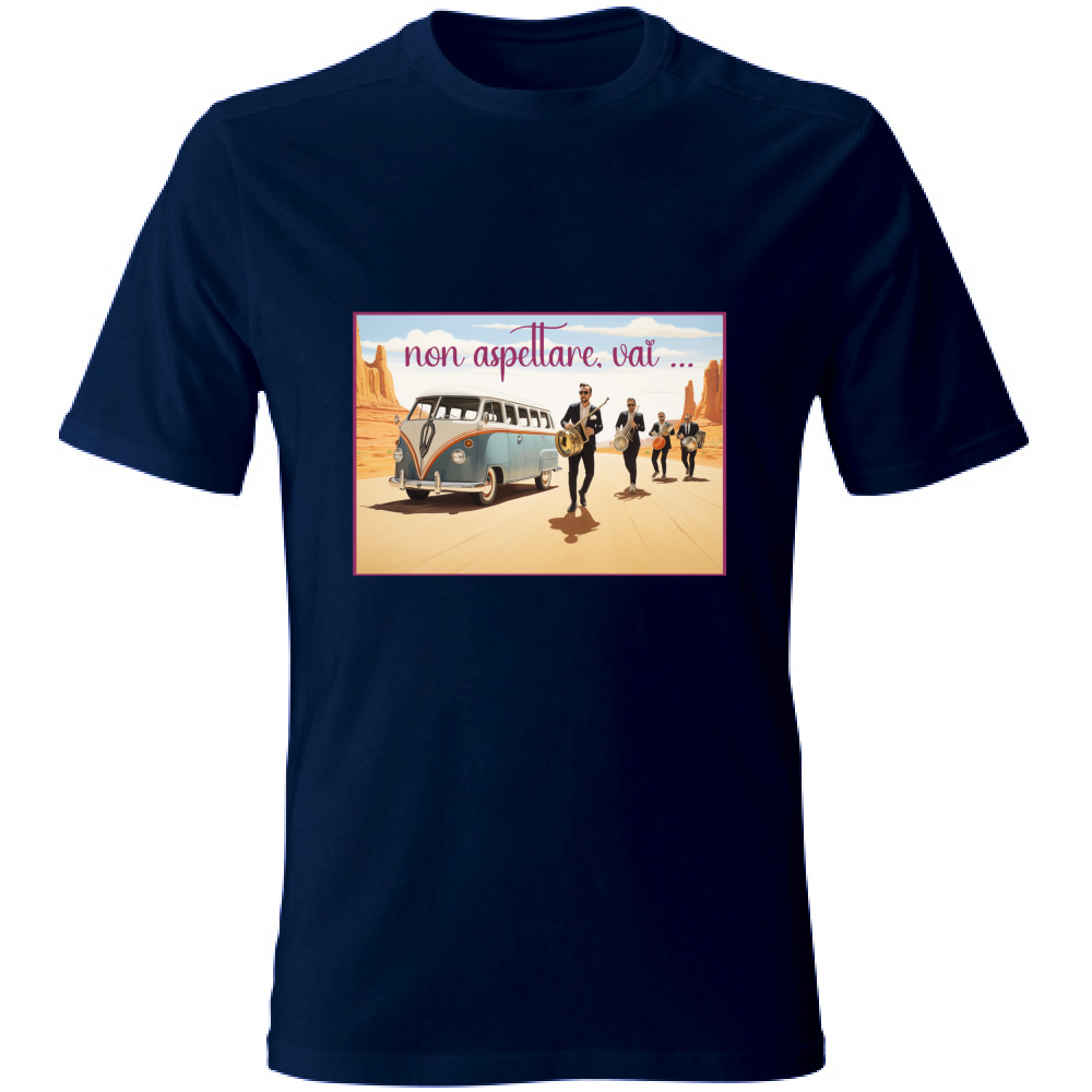 Camiseta Unisex de Algodón - No Esperes Ve