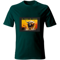 Kaos Unisex - El toro de Fuego - (R. C. Garcia)