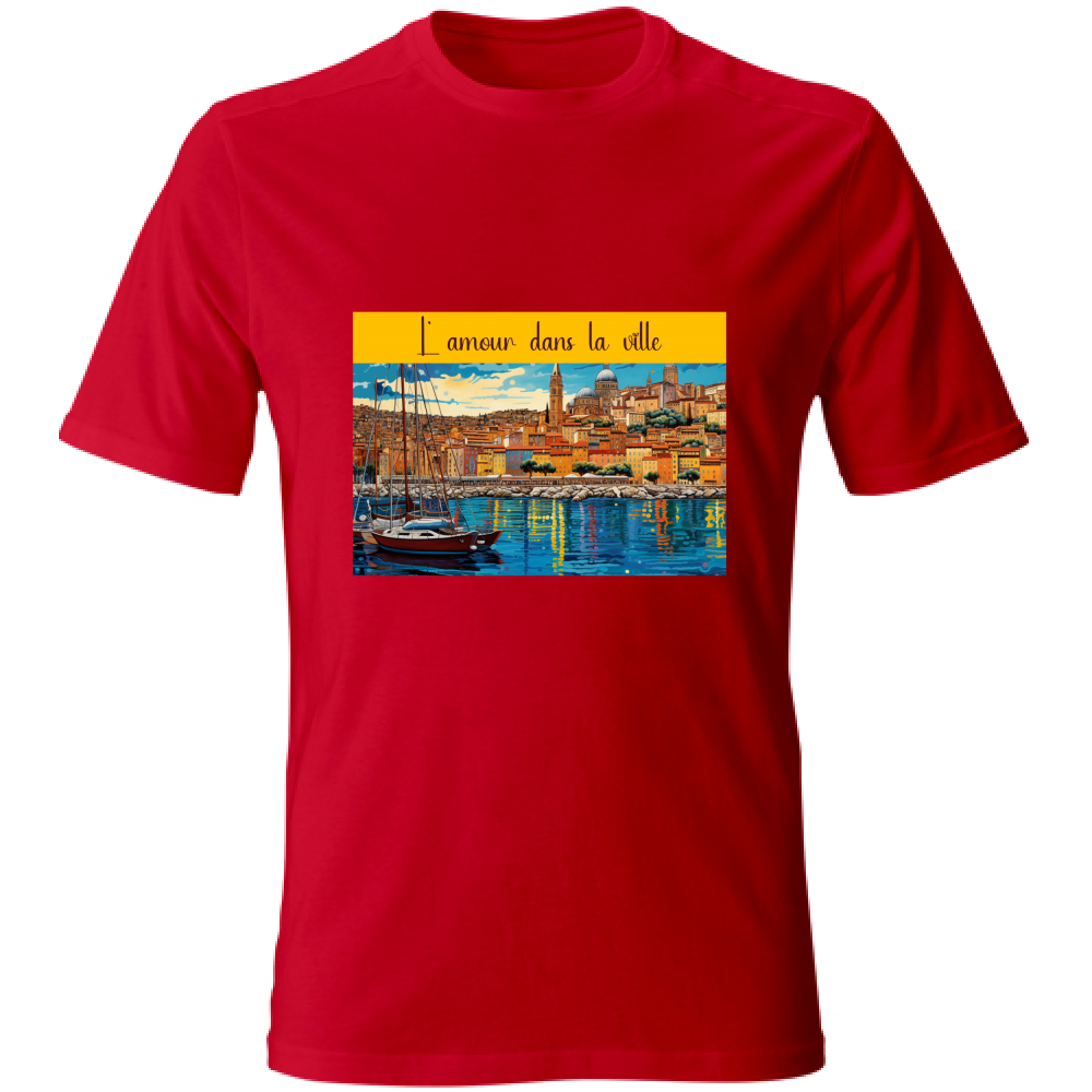 T-Shirt Unisexe T-Shirt Coton - L'Amour Dans La Ville - (RC Garcia)