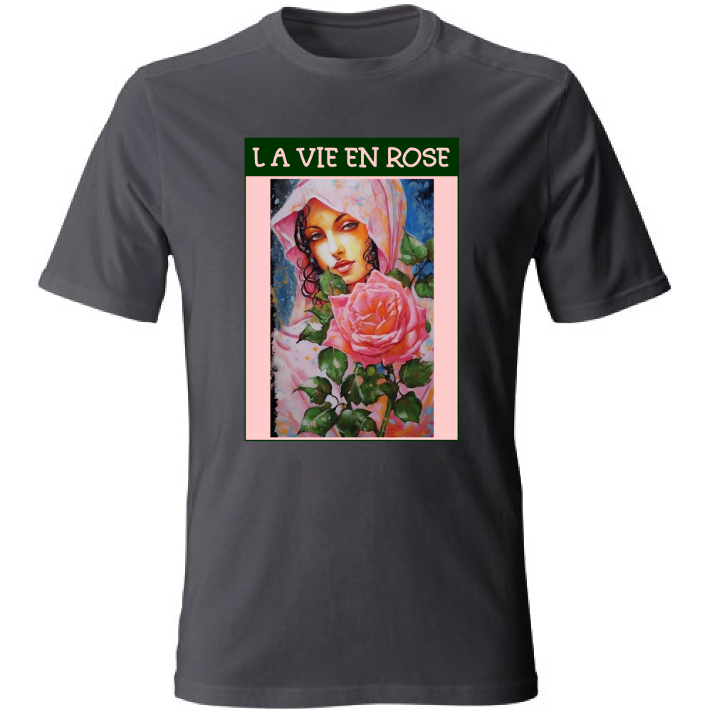 Unisex pamut póló – La Vie En Rose – (R.C. Garcia)