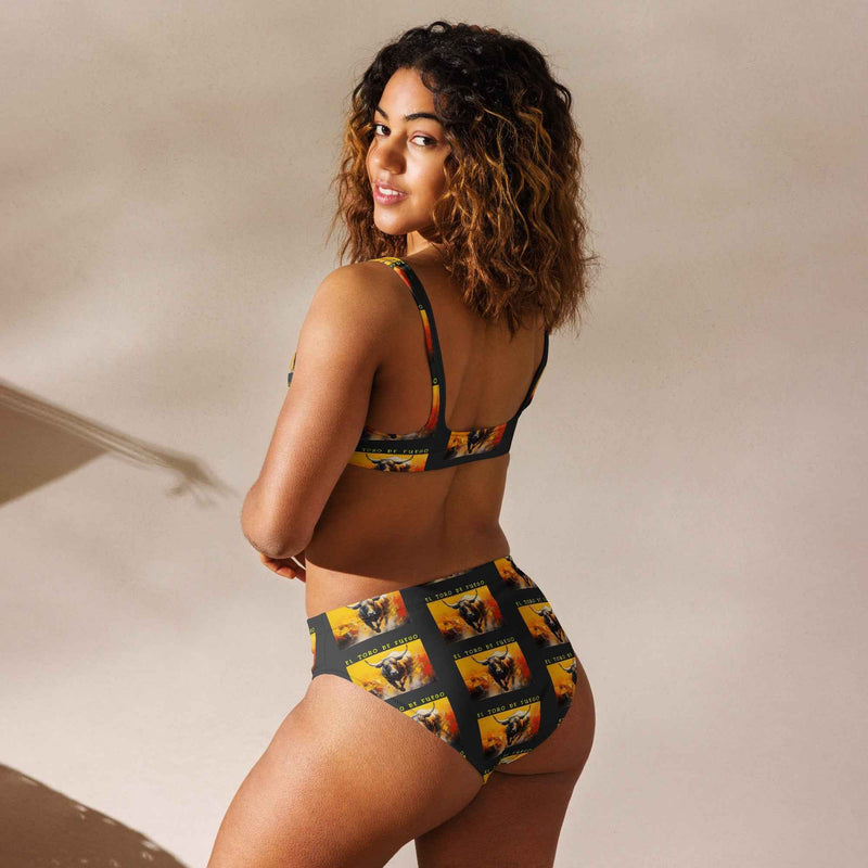 Bikini artistico - Il toro di fuoco