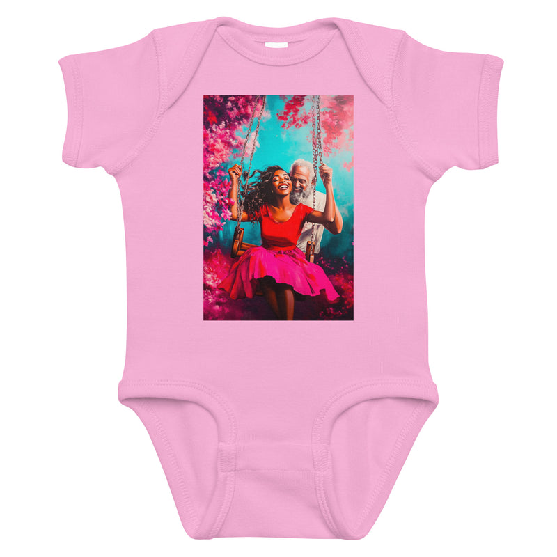Tutina artistica per neonato – Sogno rosa