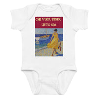 Tutina artistica per neonato - Chi vuol esser lieto sia