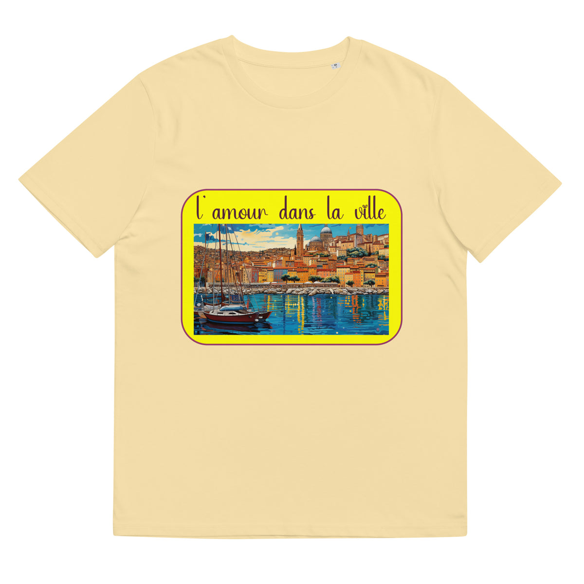 T-shirt unisexe en coton biologique conçu par l'artiste Raul Carrasco Garcia