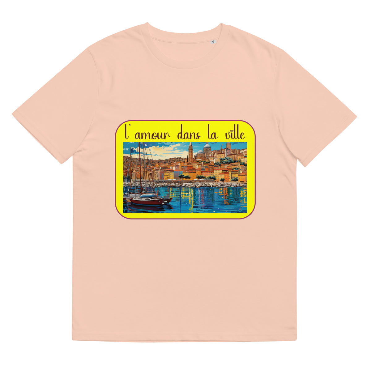 T-shirt unisexe en coton biologique conçu par l'artiste Raul Carrasco Garcia