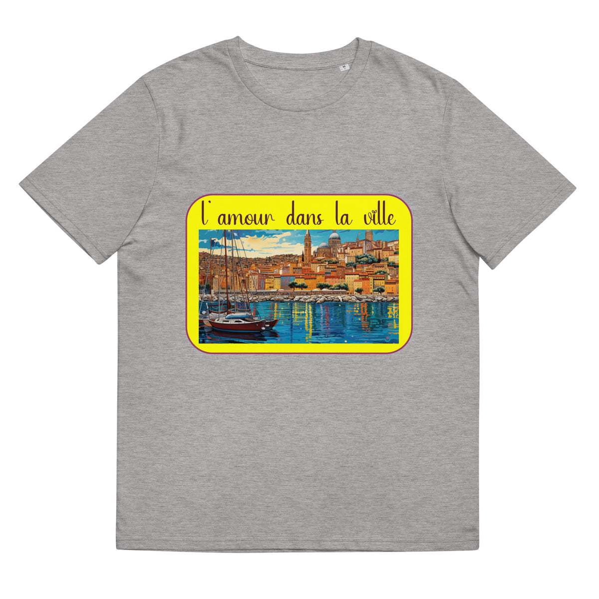 T-shirt unisexe en coton biologique conçu par l'artiste Raul Carrasco Garcia