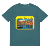 T-shirt unisexe en coton biologique conçu par l'artiste Raul Carrasco Garcia