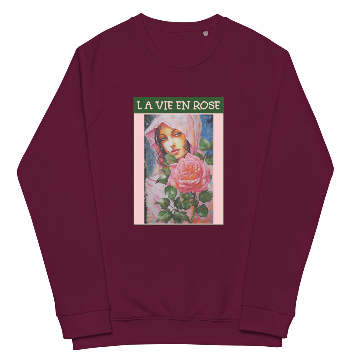 Hanorac raglan unisex din material organic