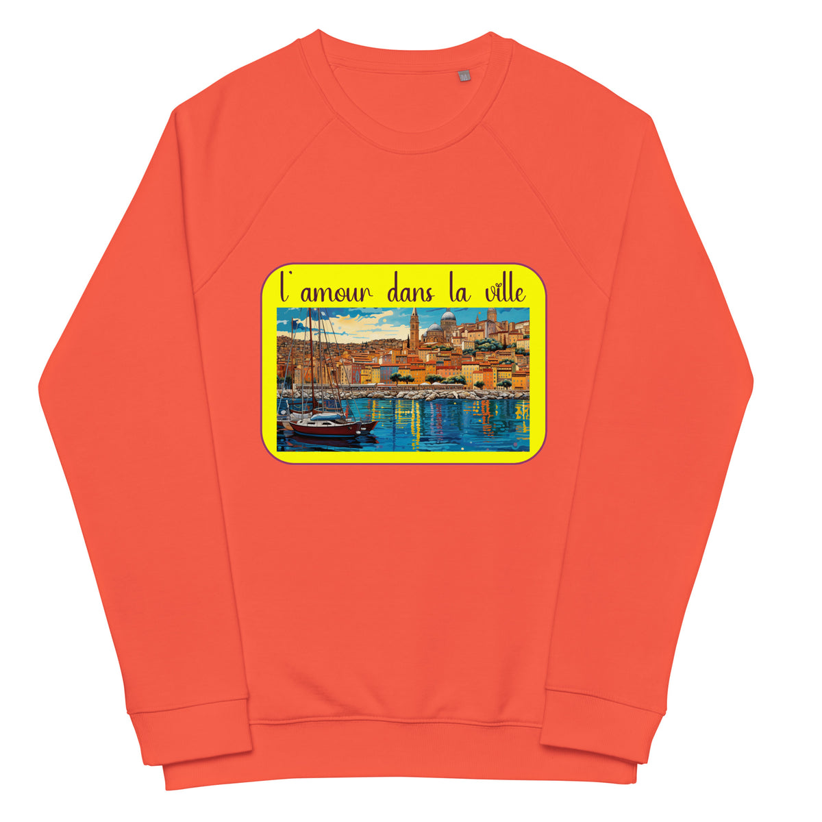 Hanorac raglan unisex din material organic