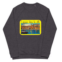 Hanorac raglan unisex din material organic