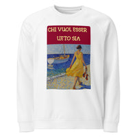 Felpa raglan in tessuto organico unisex